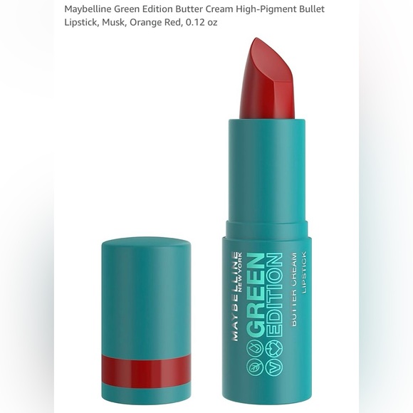 🆕💄 MAYBELLINE GREEN EDITION BUTTER CREAM LIPSTICK IN “MUSK”. BRAND NEW! - Picture 1 of 6